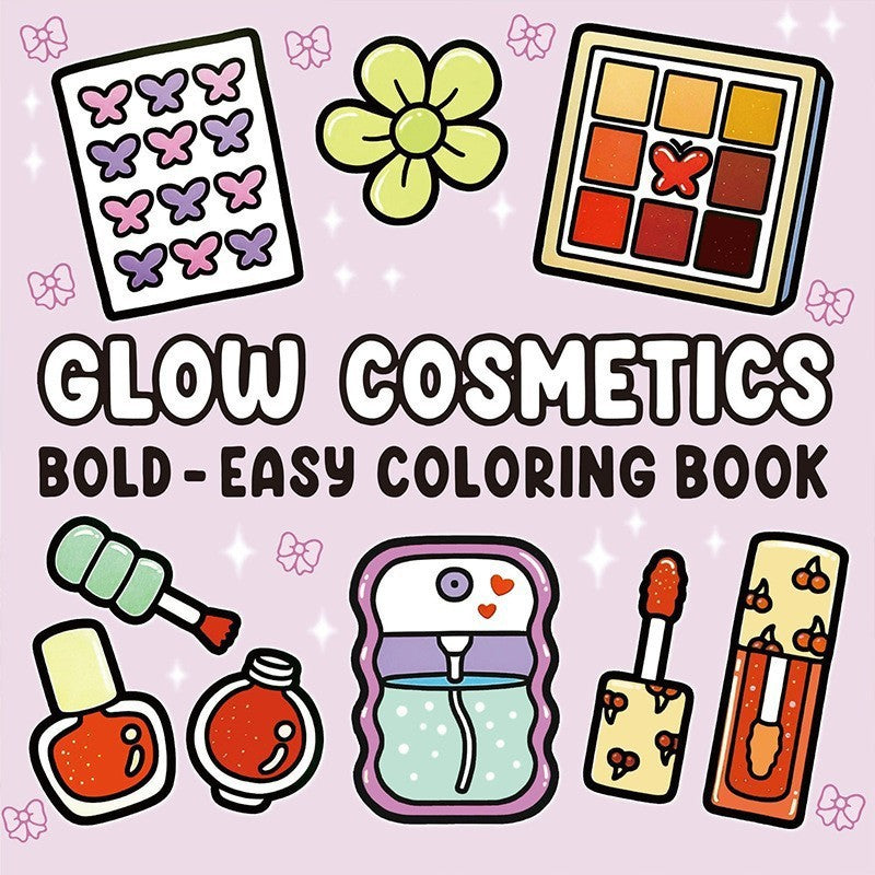 Coloring Book For Adults And Teens Cute Animal Characters Book Easy-to-start Coloring Book