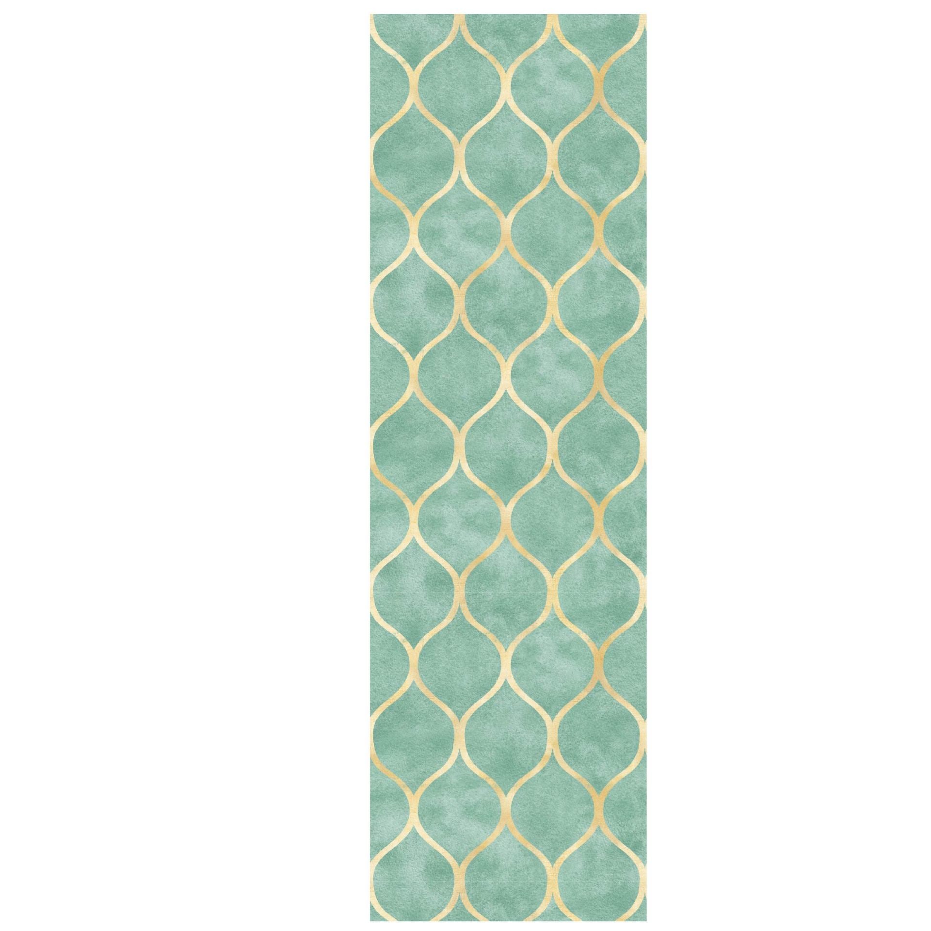 Minimalist Lines Printed Waterproof And Stain-resistant Removable Wallpaper
