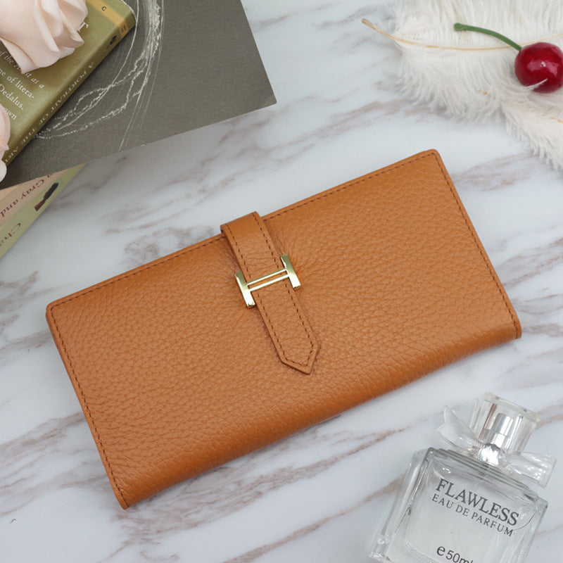 Long wallet with drawstring