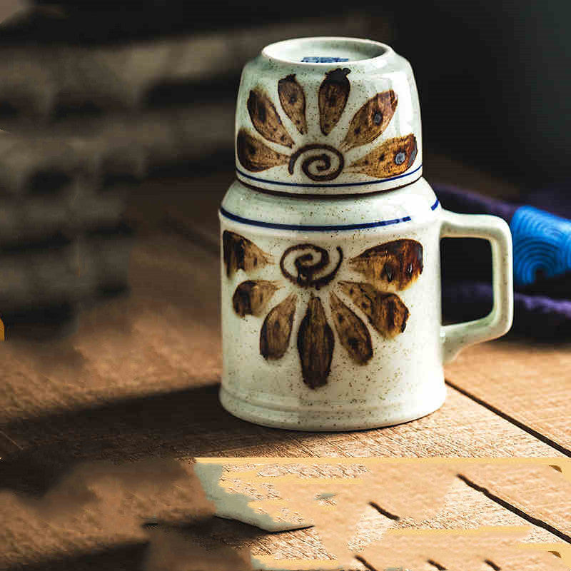 One Pot One Cup Japanese Style Liquor Set Retro Tea Cup