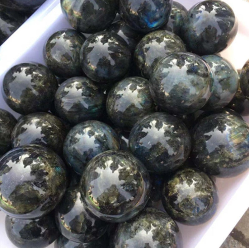 Natural Gray Moonstone Rough Stone Ornaments