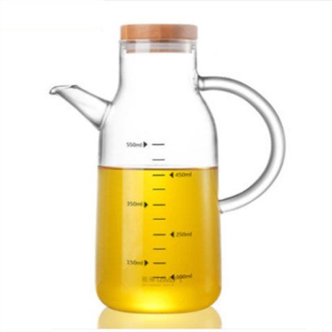 High Borosilicate Glass Large Capacity Oiler Anti-Leakage Oil Bottle