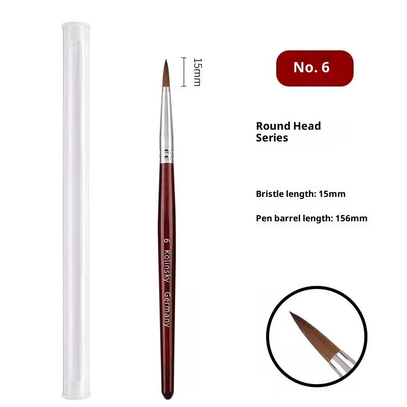Watercolor Crystal Siberian Mink Crystal Pen