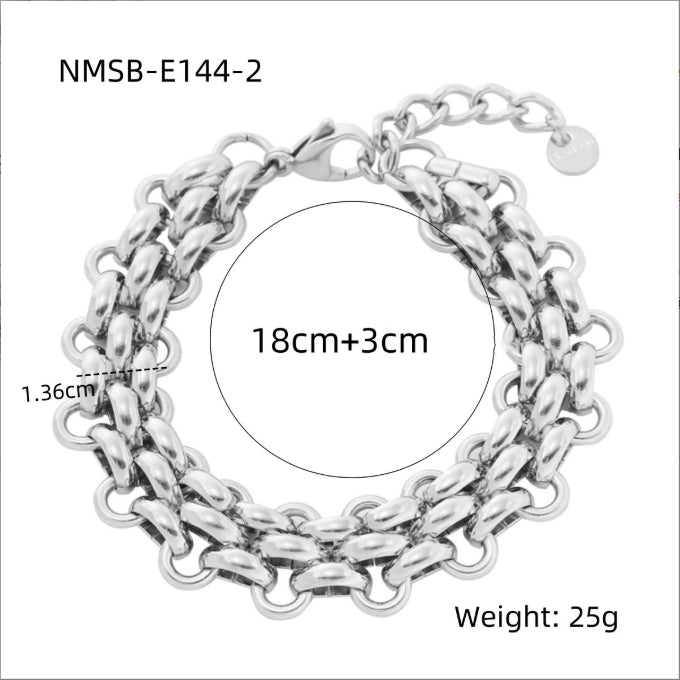 Women's Statement Vintage Fashion Link Bracelet