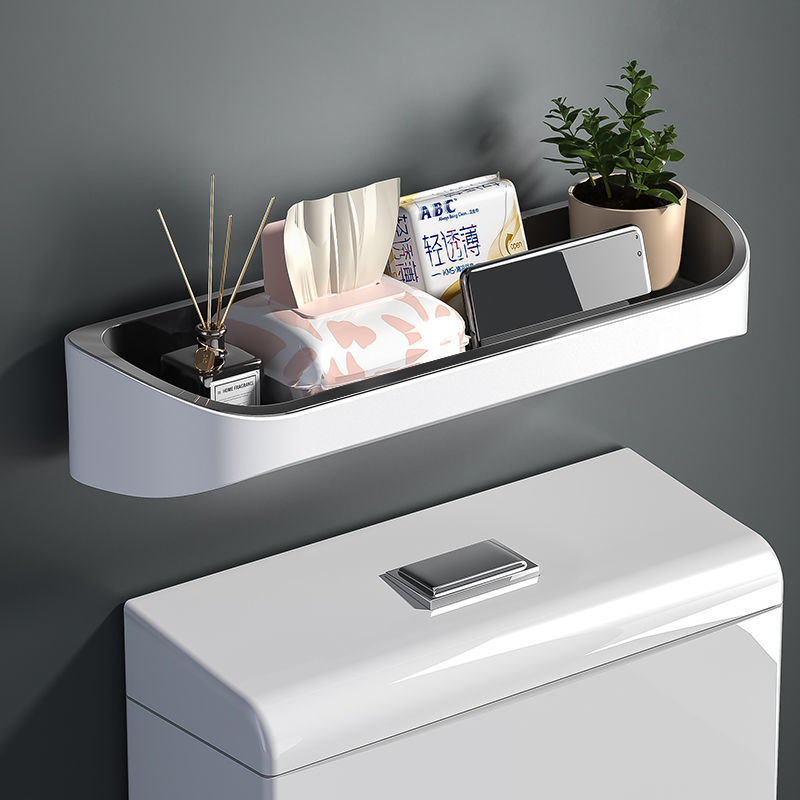 Punch-free Wall-mounted Toilet Rack