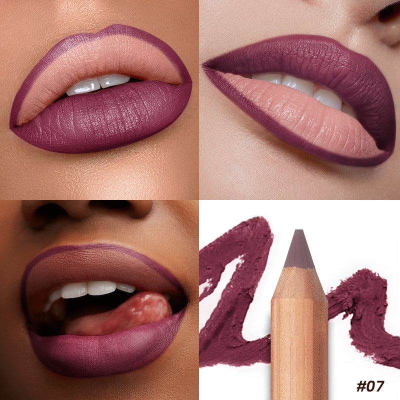 Matte 8 Colors Lip Liner Hook Line Lipstick Beauty Makeup