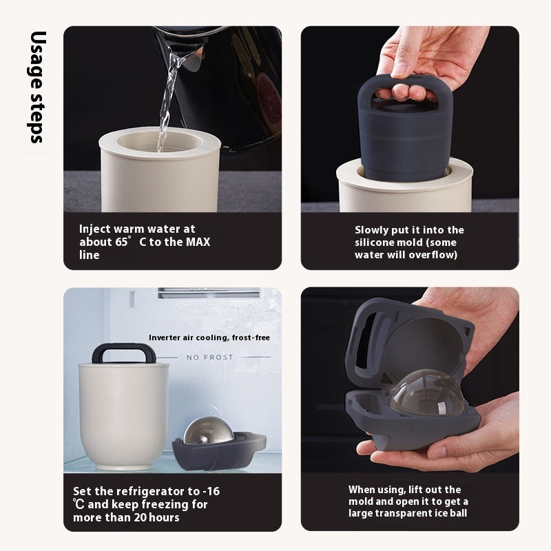 Home Fashion Personality Big Ball Ice Maker