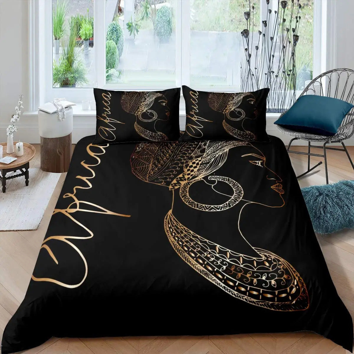 African National Bedding Suit With Pringting