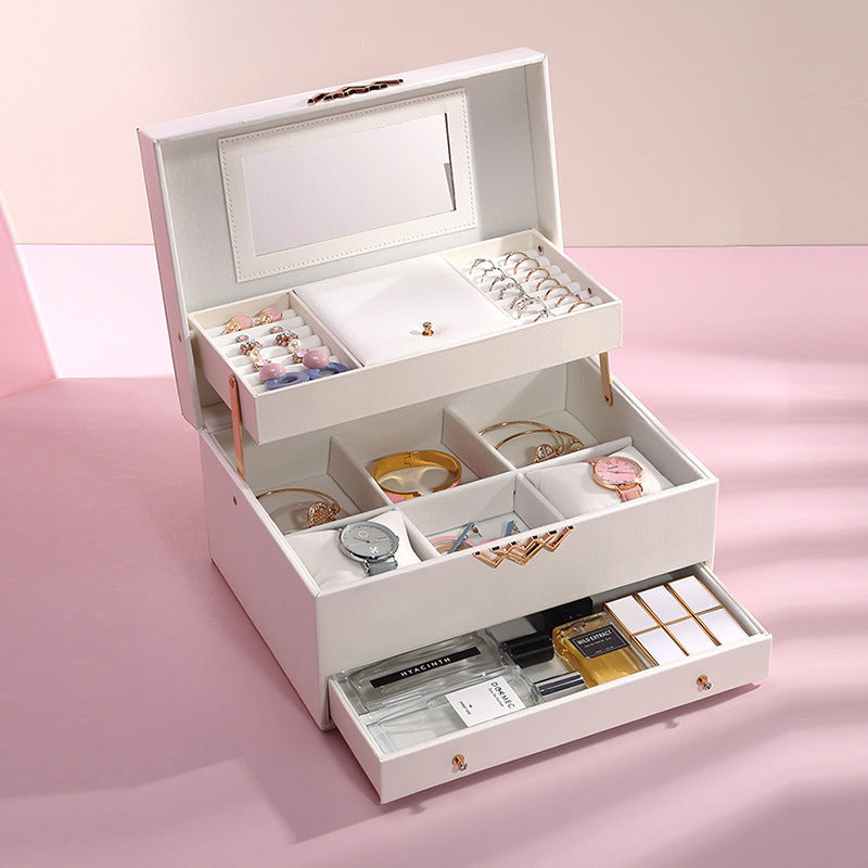 High-end Jewelry Storage Box Ring European Style