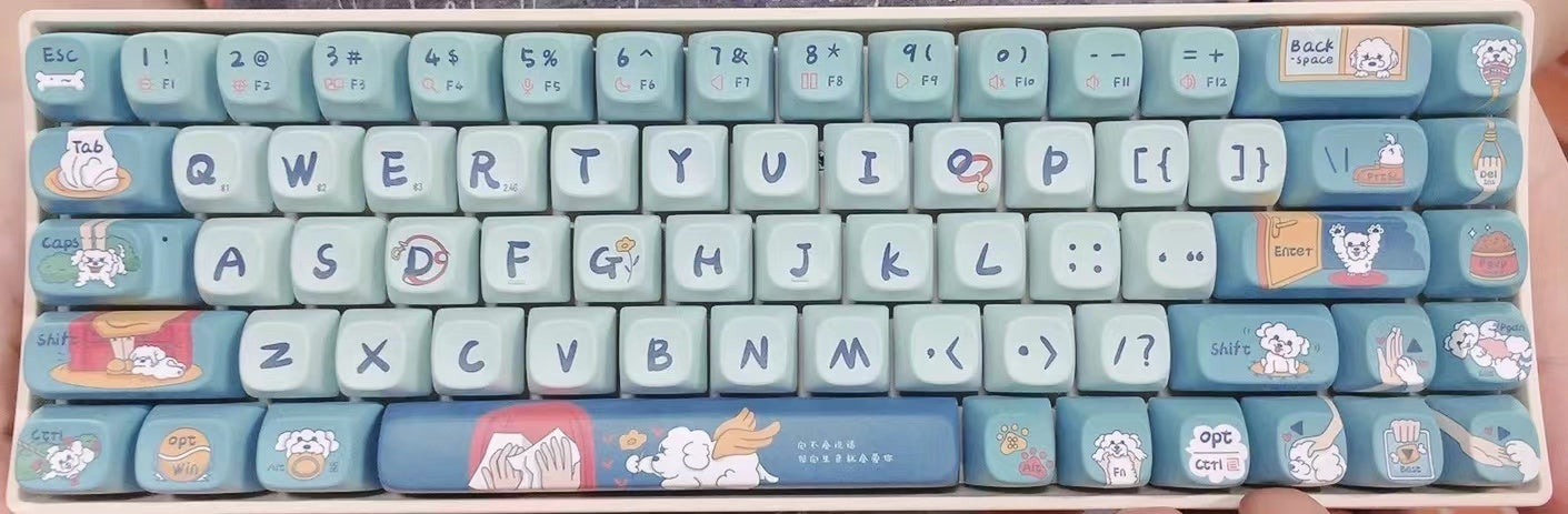 Mechanical Keyboard Original Theme Thermal Sublimation Process Keycaps