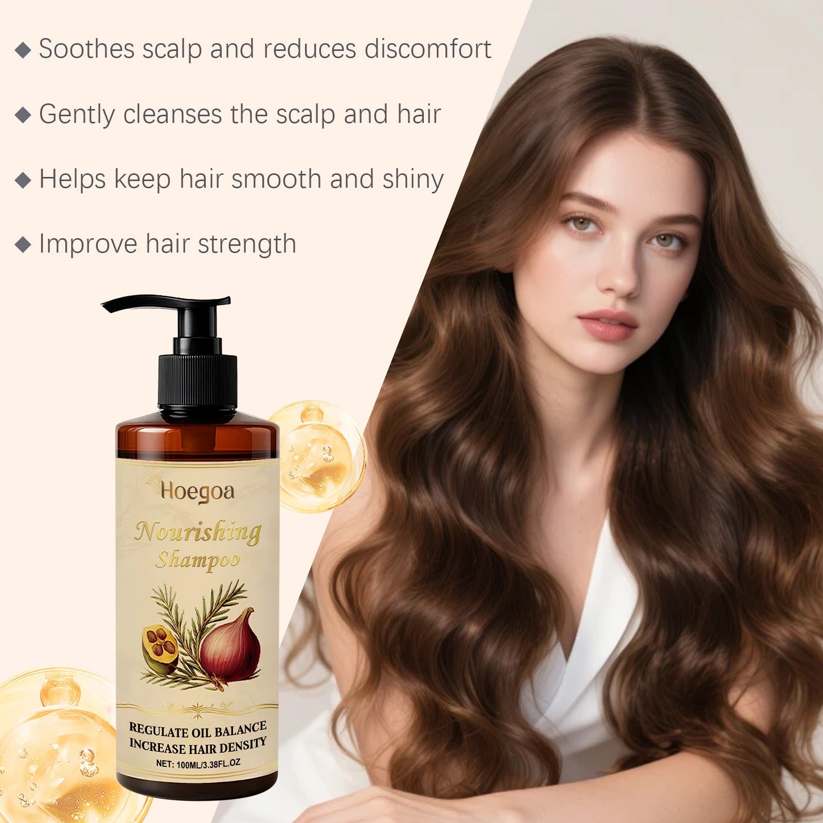 Multi Effect Nourishing Shampoo Gently Cleanses