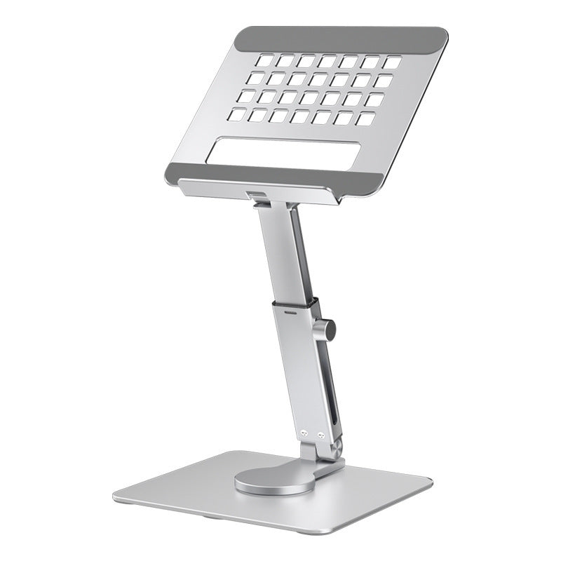 Support pliable rotatif intégré pour téléphone et tablette en aluminium