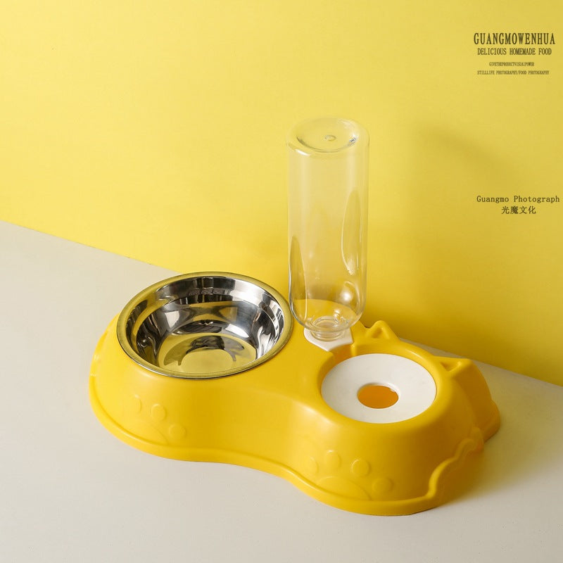 Dog Basin Dog Bowl Automatic Drinking Water Anti-tumble Pet Supplies