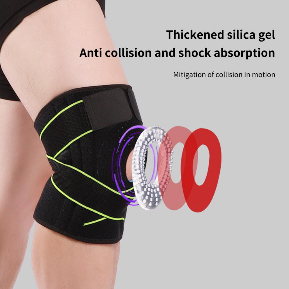 Wrapping Silicone Can Adjust Comfortable Breathable And Pressurized Knee Pads