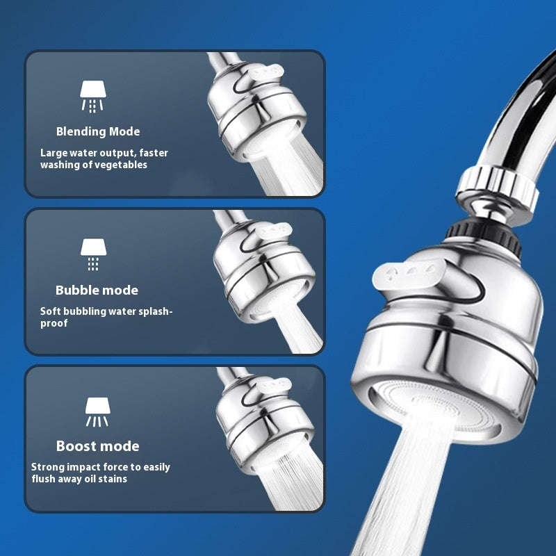 Rotatable Booster Faucet Universal Sprinkler
