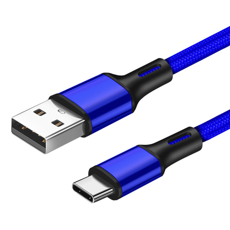 Mobile Phone Data Cable Fast Charging Nylon Braided Wire