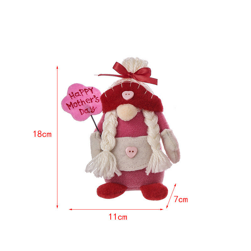 Mother's Day Cute Faceless Doll Decoration