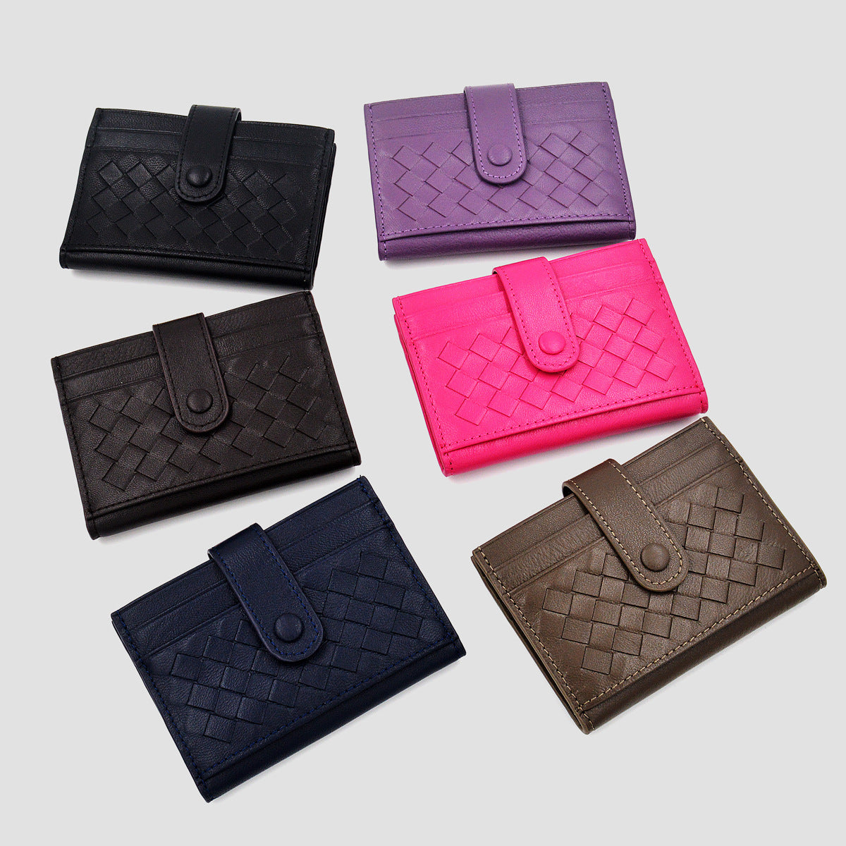 Women's Multi-card Thin Folding Sheepskin Wallet