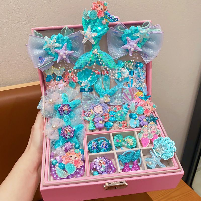 Children's Hair Accessory Set Cartoon Hair Clips Hair Ties Exquisite Hairpins