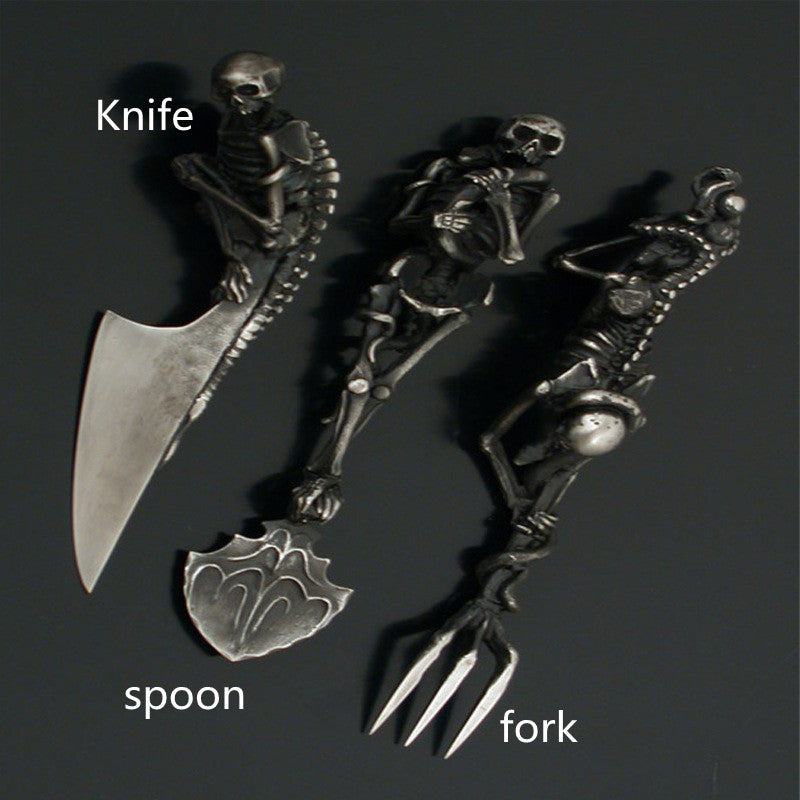 Innovative Fashion Funny Halloween Knife Fork And Spoon Set
