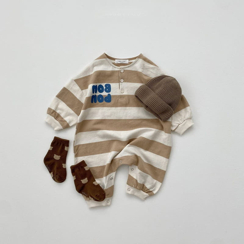Children's Clothing Ins Baby Striped Romper Spring And Autumn Clothing Baby Jumpsuits