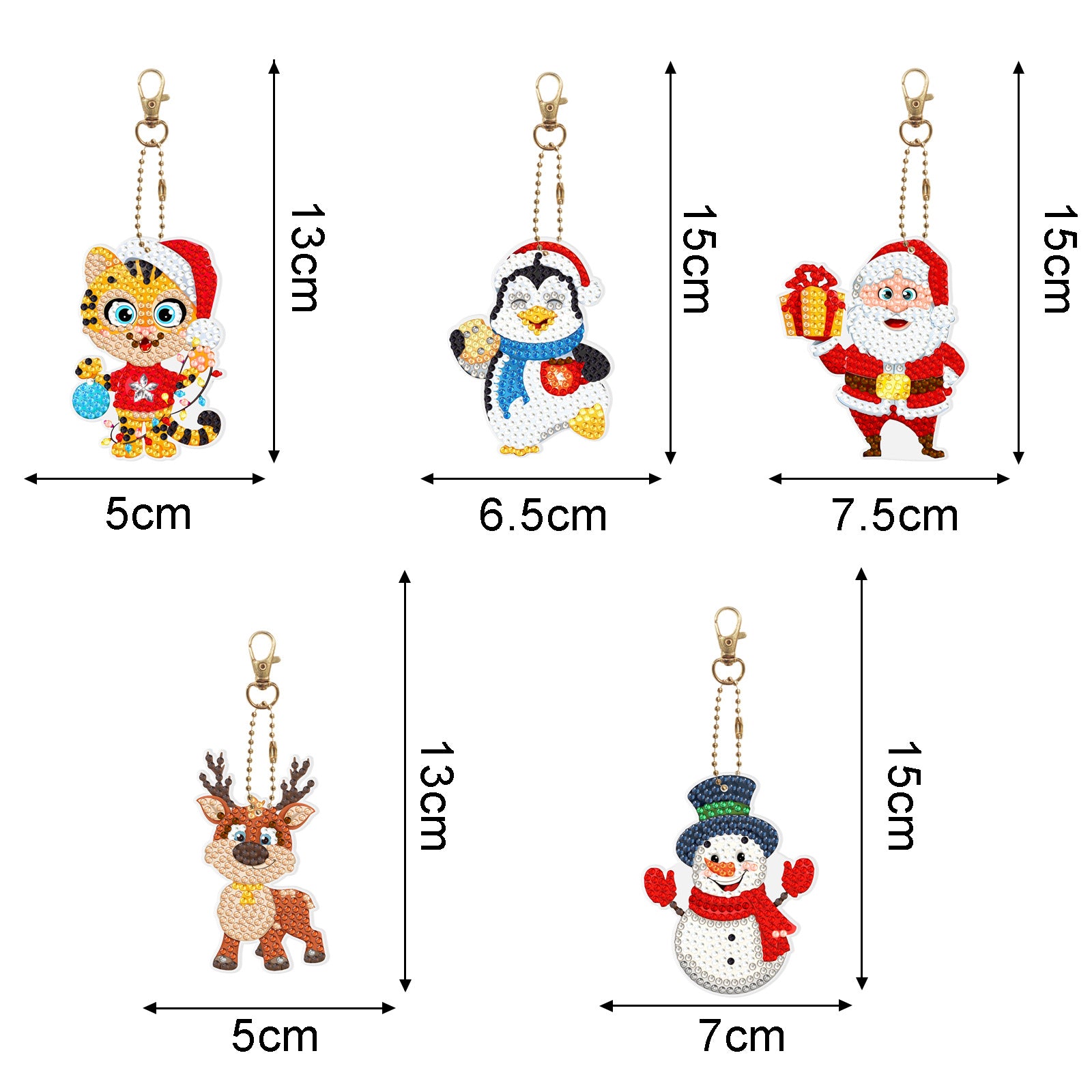 Diamond Painting Keychain Cute Cartoon