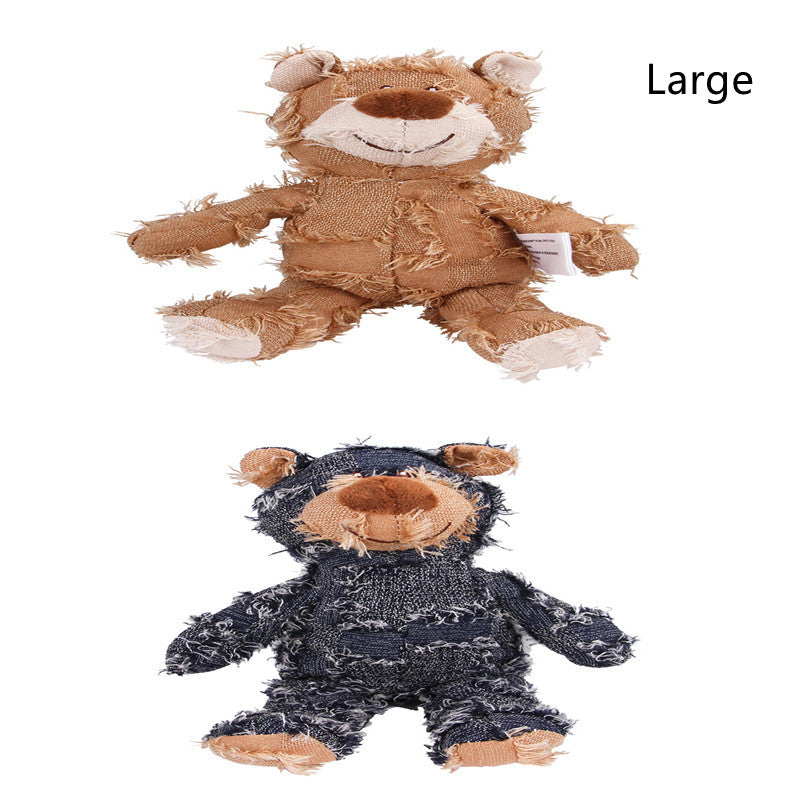 Molar Sound Plush Tooth Cleaning Dog Toy