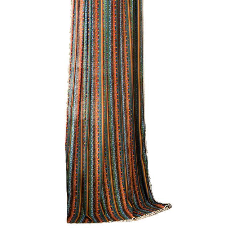 Simia Bedroom Curtain Cotton And Linen Tassels
