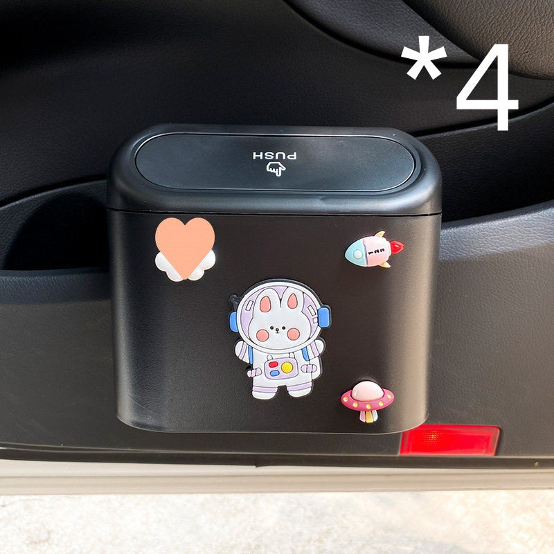 Car Trash Can Creative Cute Storage Cleaning