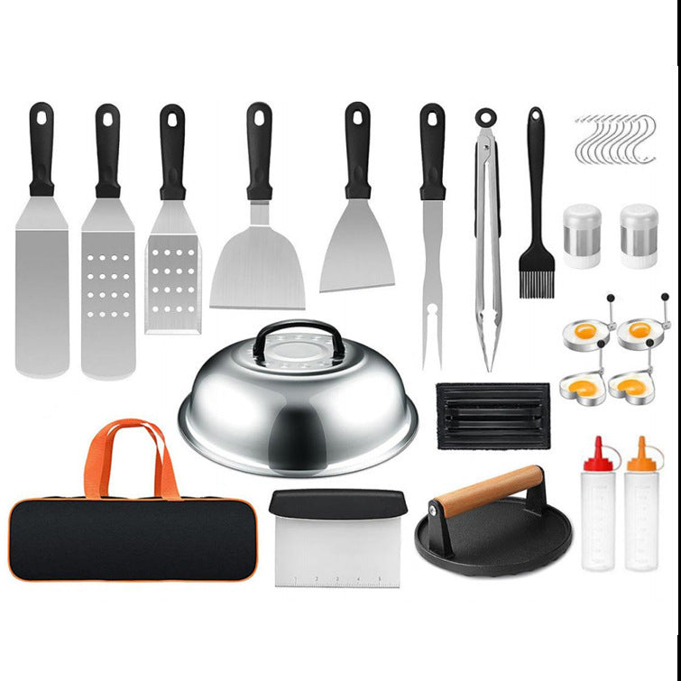 Stainless Steel Barbecue Tools Suit