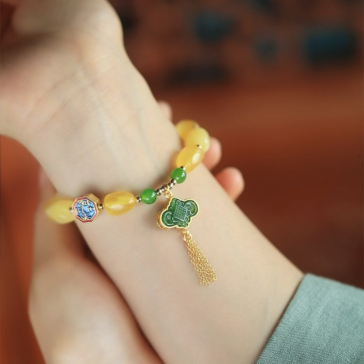 Fashion Personality Natural Beeswax Bracelet For Women
