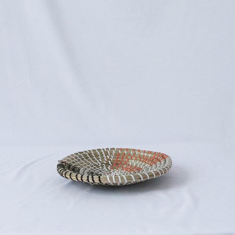 Straw Decorative Plate Hanging European Ornaments