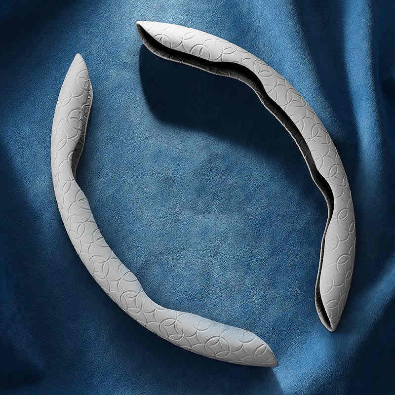Car Suede Steering Wheel Cover Summer Sweat-absorbing Non-slip Ultra-thin