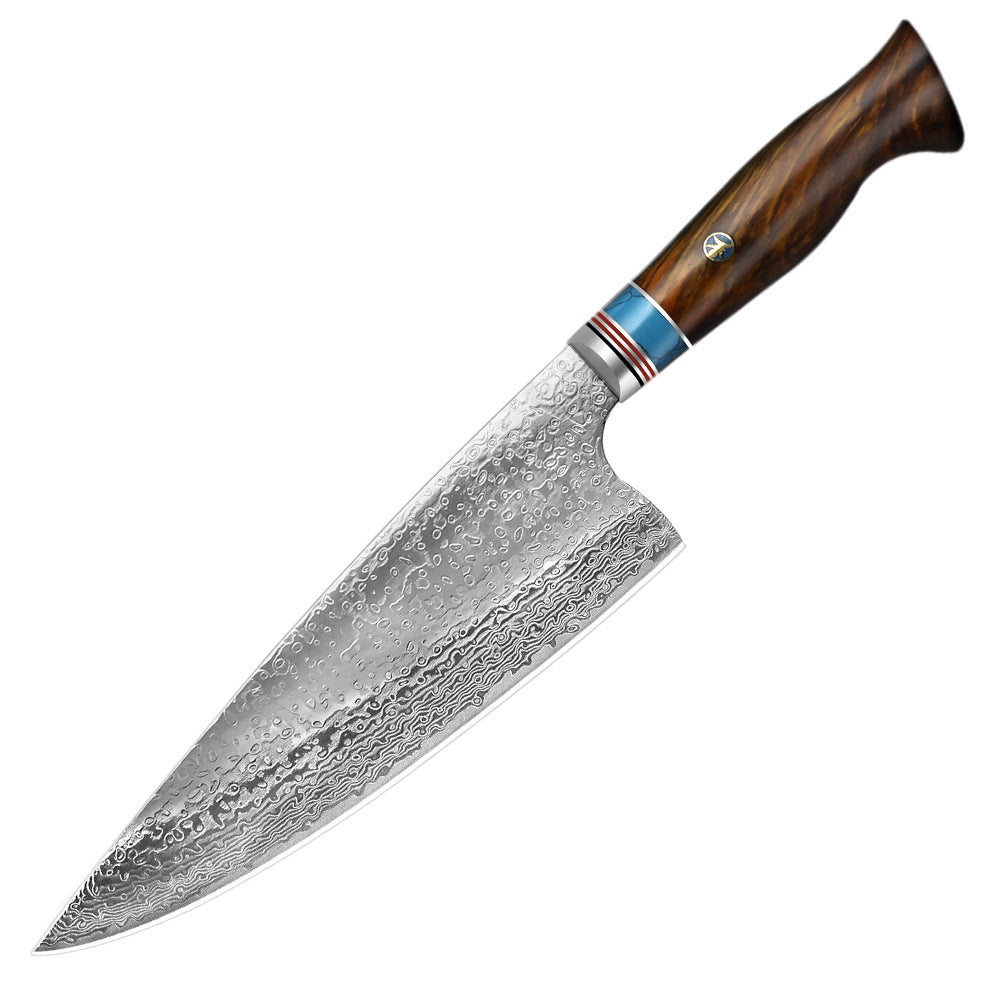 Damascus Steel Cocobolo Chef's Knife Western VG10 Cut Meat