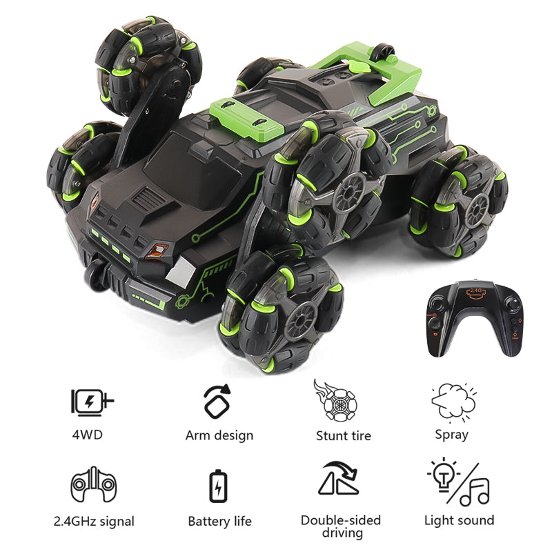 Drift Spray Gesture Induction Deformation Remote Control Car Toy