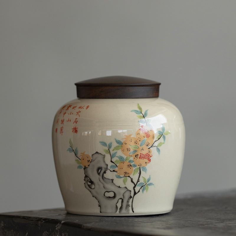 Boîte de conservation en porcelaine, pot de conservation.