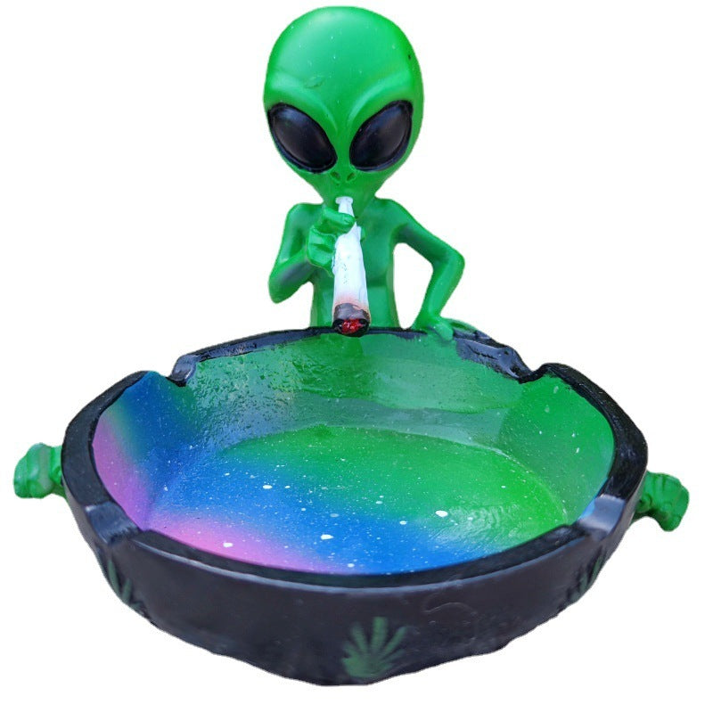 Creative Martians Resin Ashtray Decoration Ornaments