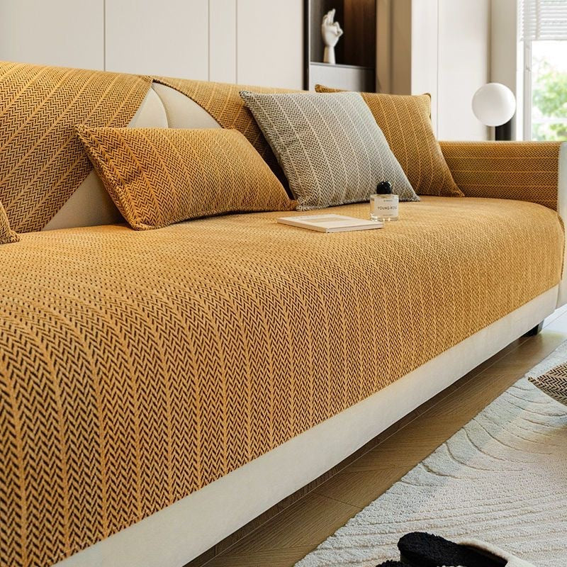 Sofa Cushion Chenille Non-slip High-grade Cover Towel