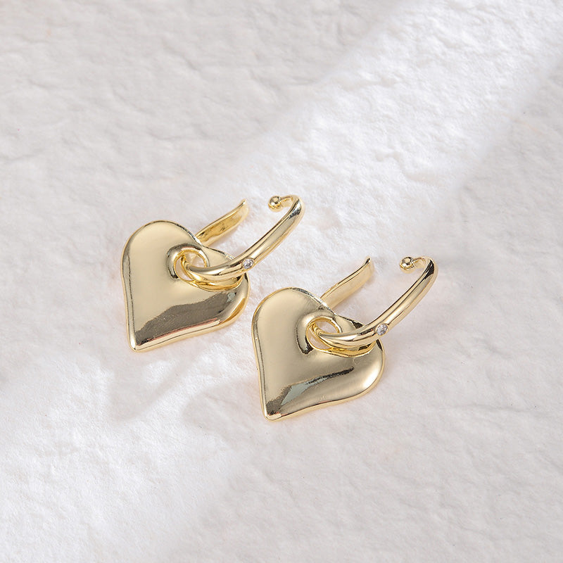 Fashion Metal Irregular Pop Earrings