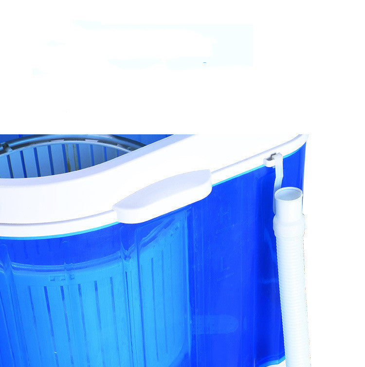 Small Mini Washing Machine Double Button Blue Light Cleaning