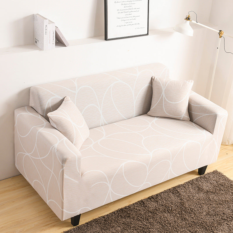 Universal Stretch Sofa Cover All-inclusive Printing Four Seasons