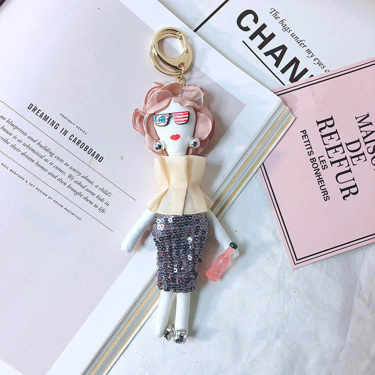 Girl Heart Doll Keychain Accessories