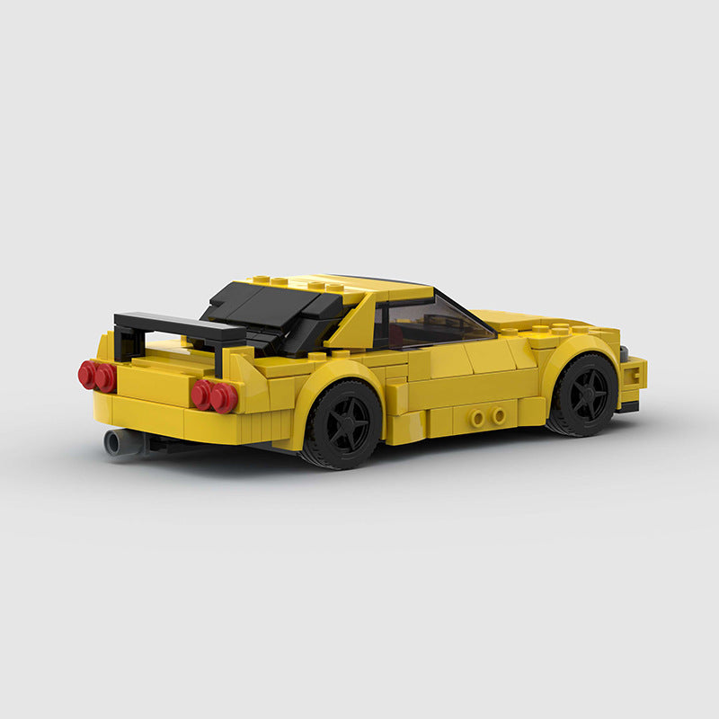 Skyline Sports Car Racing R32 Moc Small Particles Educational Education
