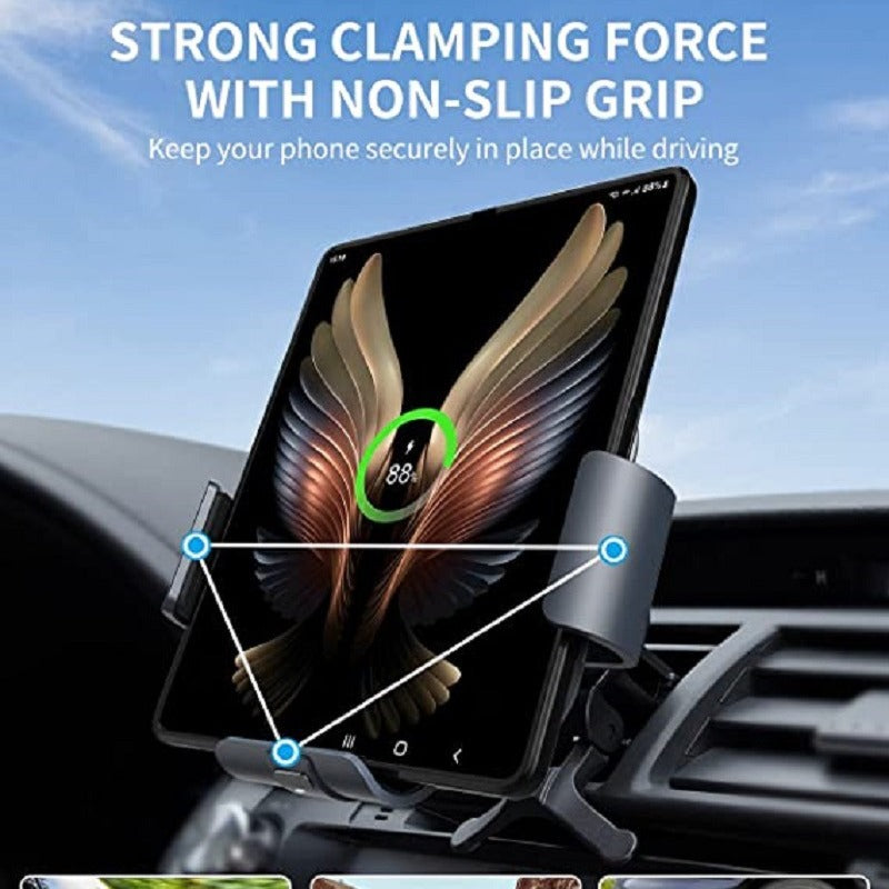 S11 Twin Coil Folding Screen Mobile Phone Car Wireless Charger