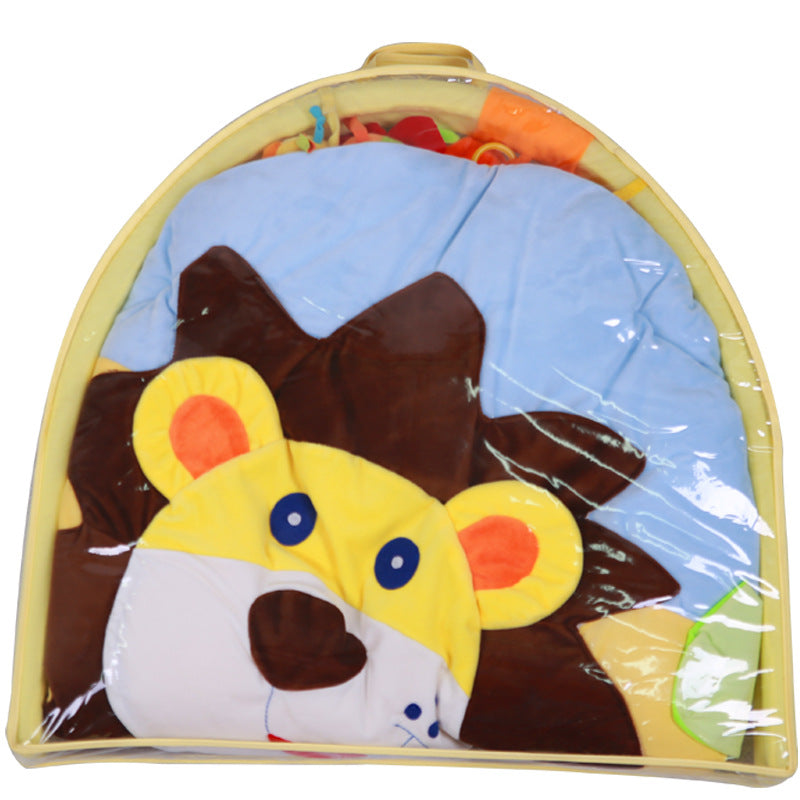 Tapis de jeu musical Lion à grosse tête, tapis d'éveil pour bébé, tapis rampant, jouets éducatifs