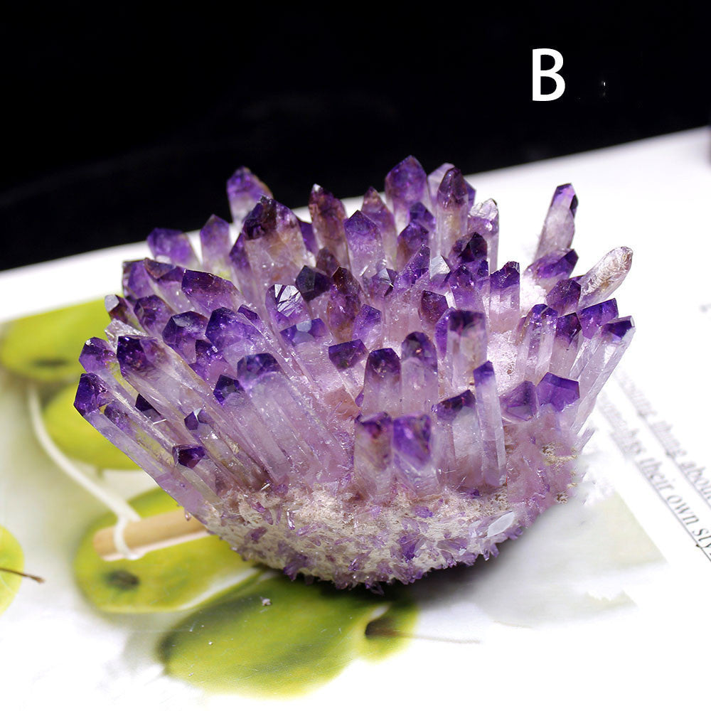 Fashion Natural Amethyst Power Stone Mineral Ornaments