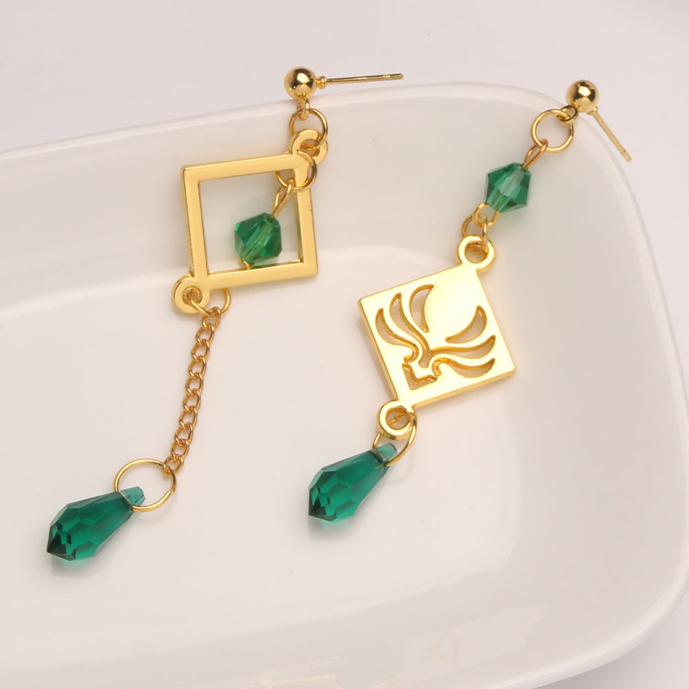 Fashion Plated Metal Earrings Are Unisex