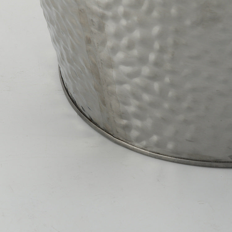 Stainless Steel Electroplating Thickened Ice Bucket