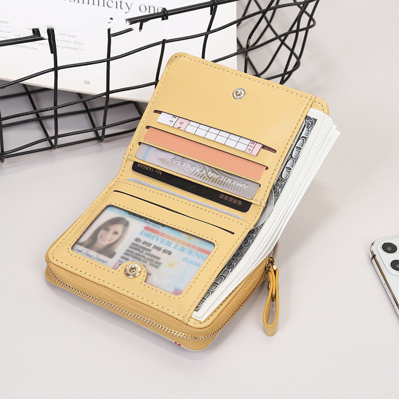 Women's Fashion Simple Cute Patchwork Wallet