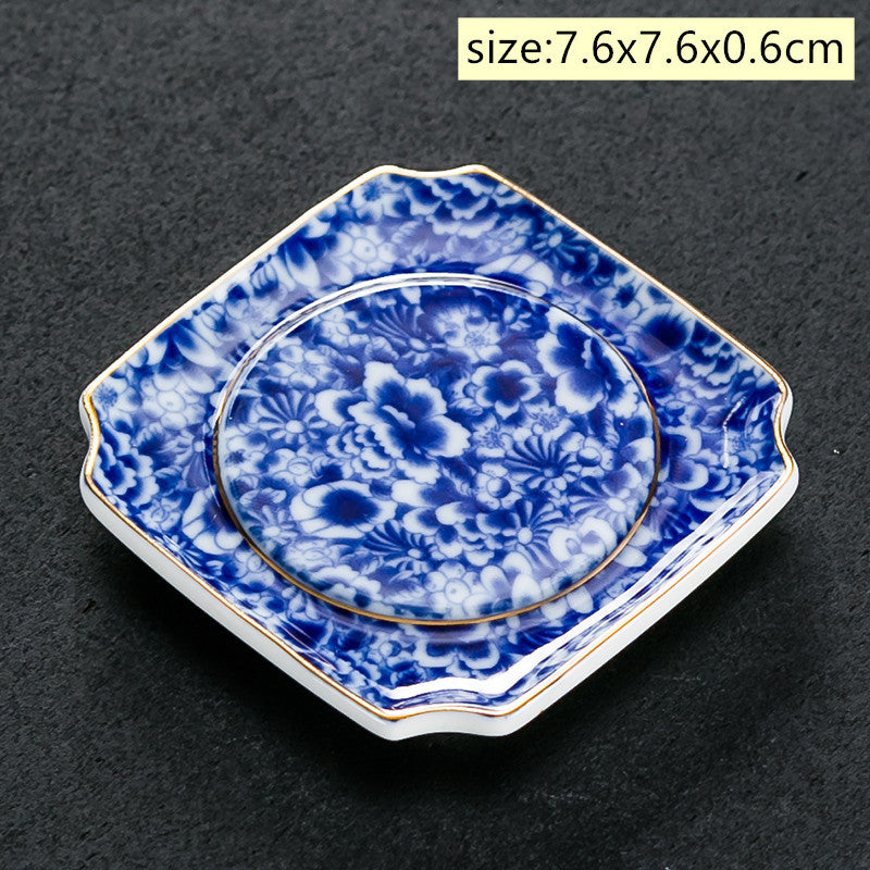 Vintage Chinese Ceramic Cup Coaster Tea Set
